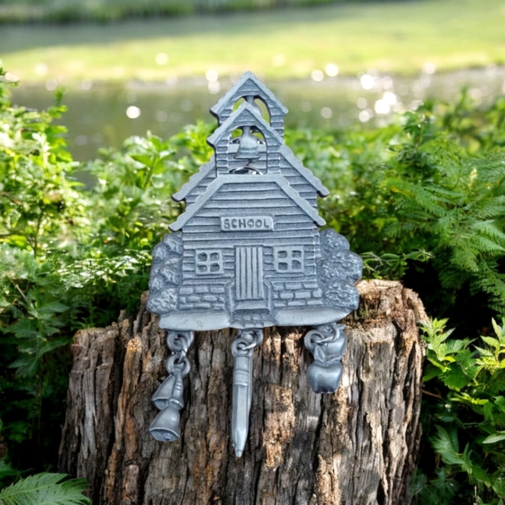 LCD Vintage Schoolhouse Brooch